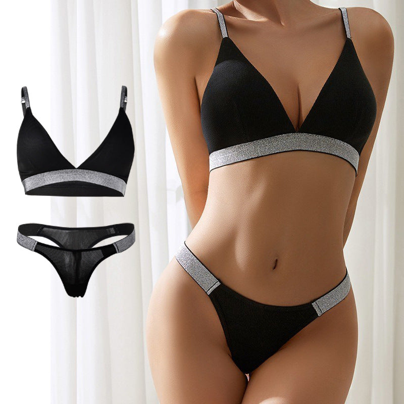 The Diamond Noir Bra